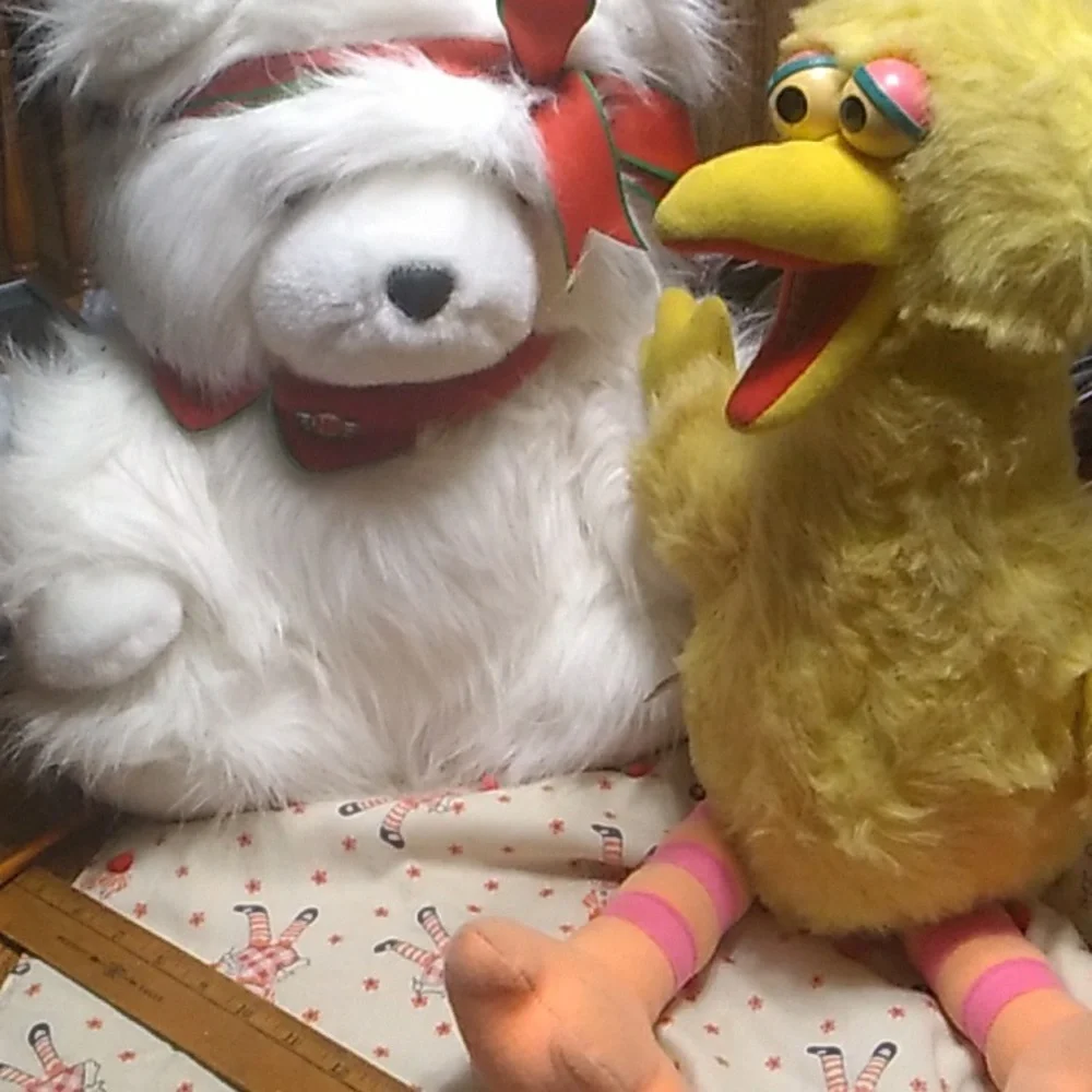 Vintage Talking Big Bird Playskool 1987 WORKS Sesame Street